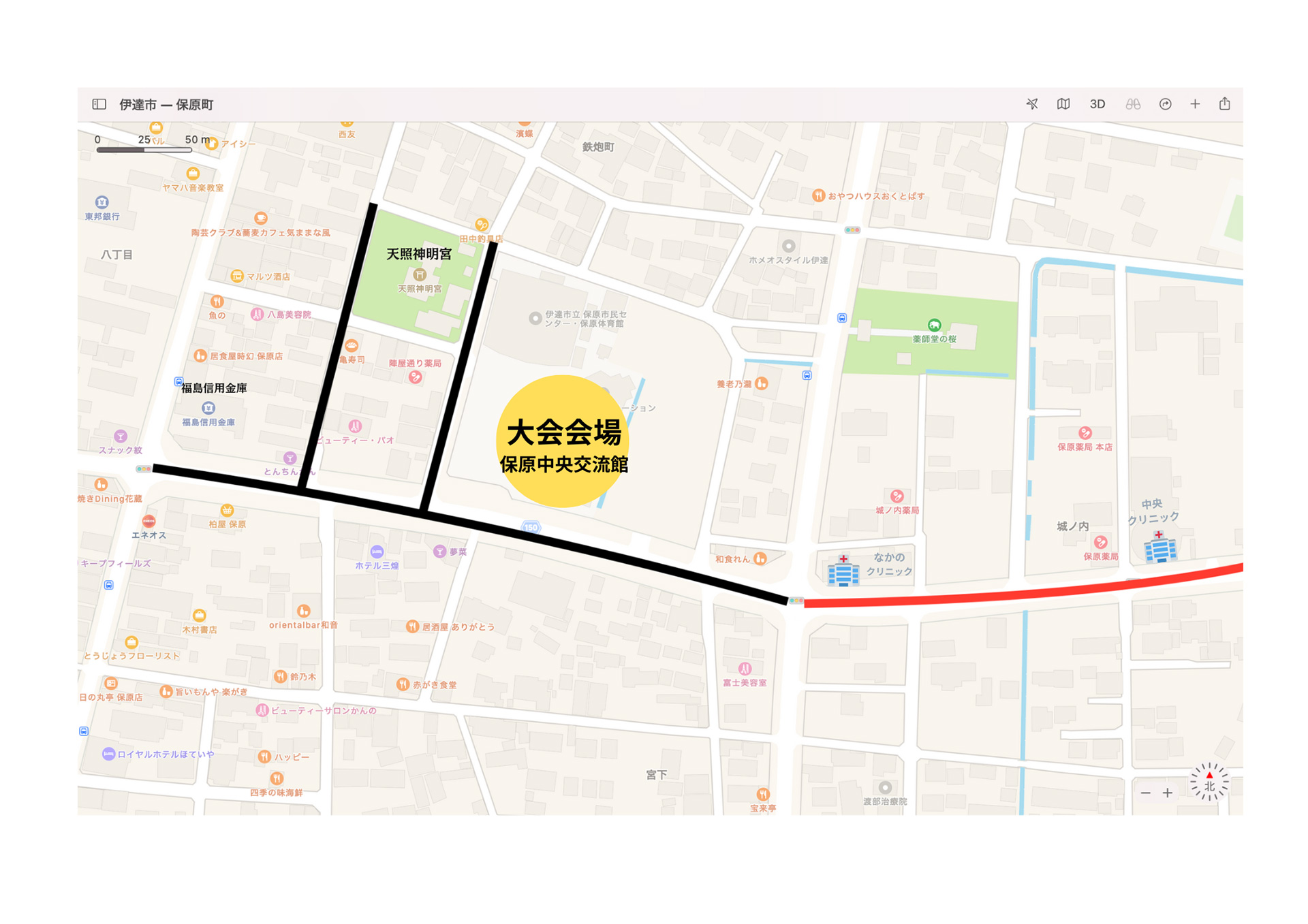 交通規制案内図